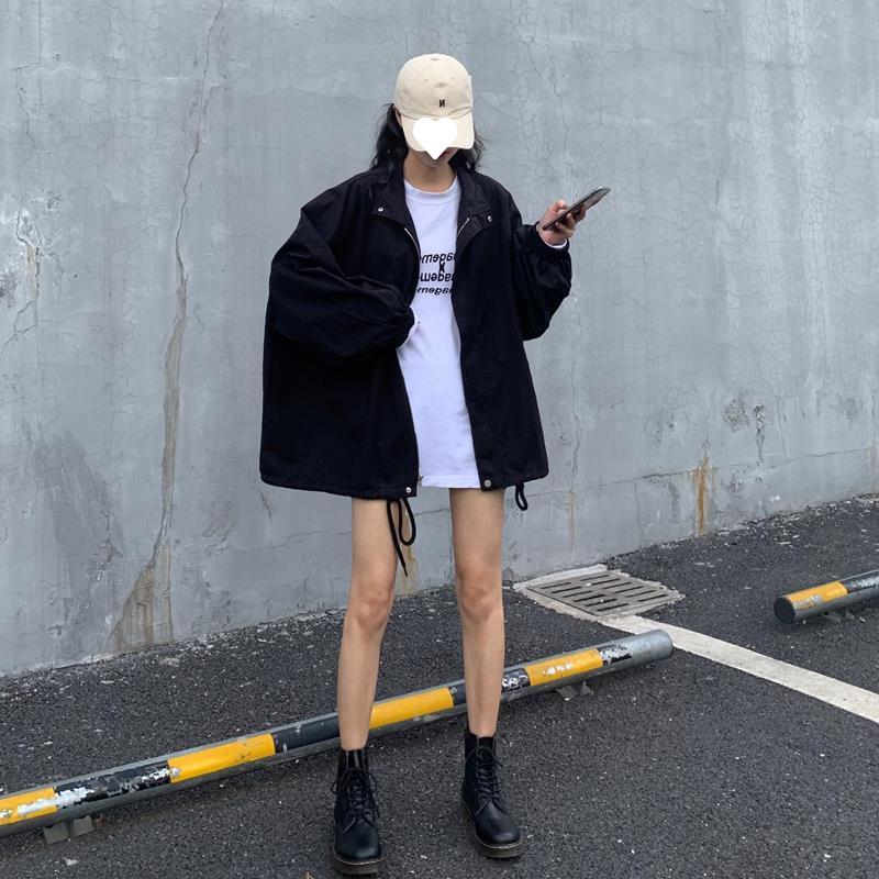2023 Women's Harajuku Style Summer Windbreaker: Versatile Korean Long Sleeve Sun Protection Jacket