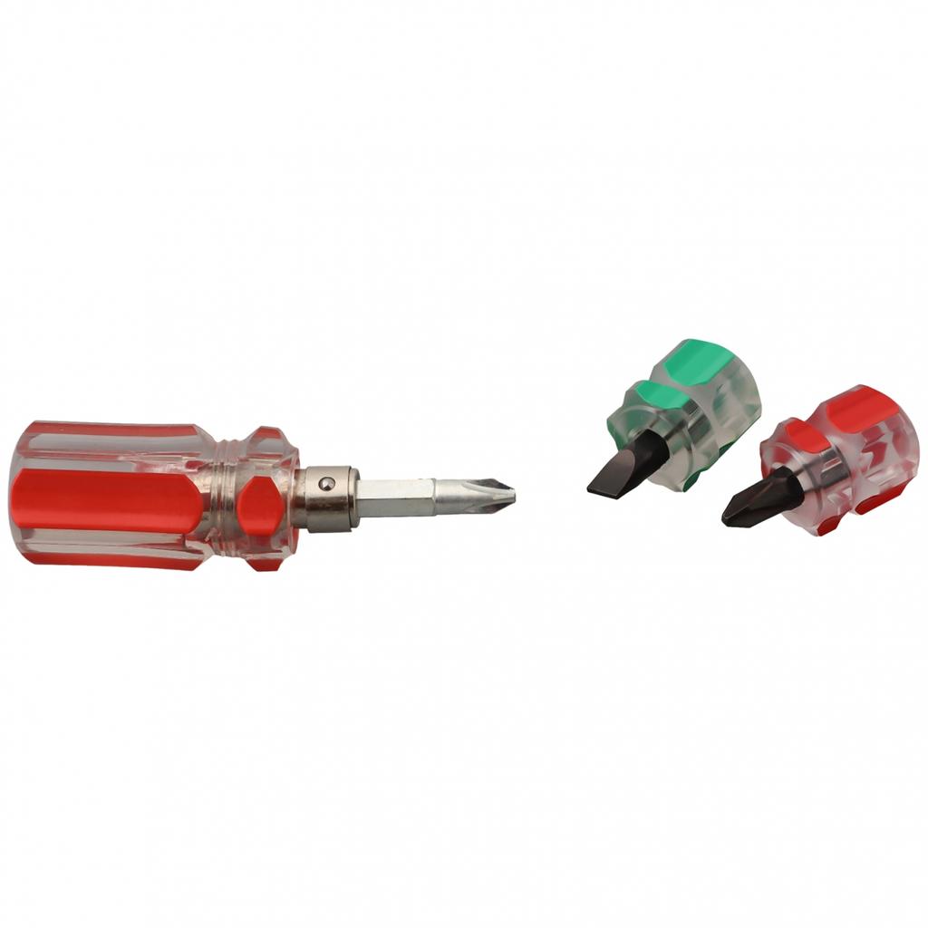 Short Screwdriver 3pcs Cross Head DIY Driver Hammer