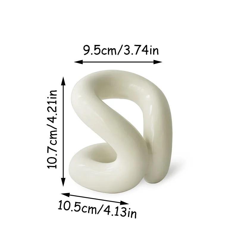 Kreativer Seilknoten Keramik Zahnbürstenhalter Nordische Badezimmeraccessoires Aufbewahrung Schlafzimmer Schminktisch Bürstenhalter Make-up