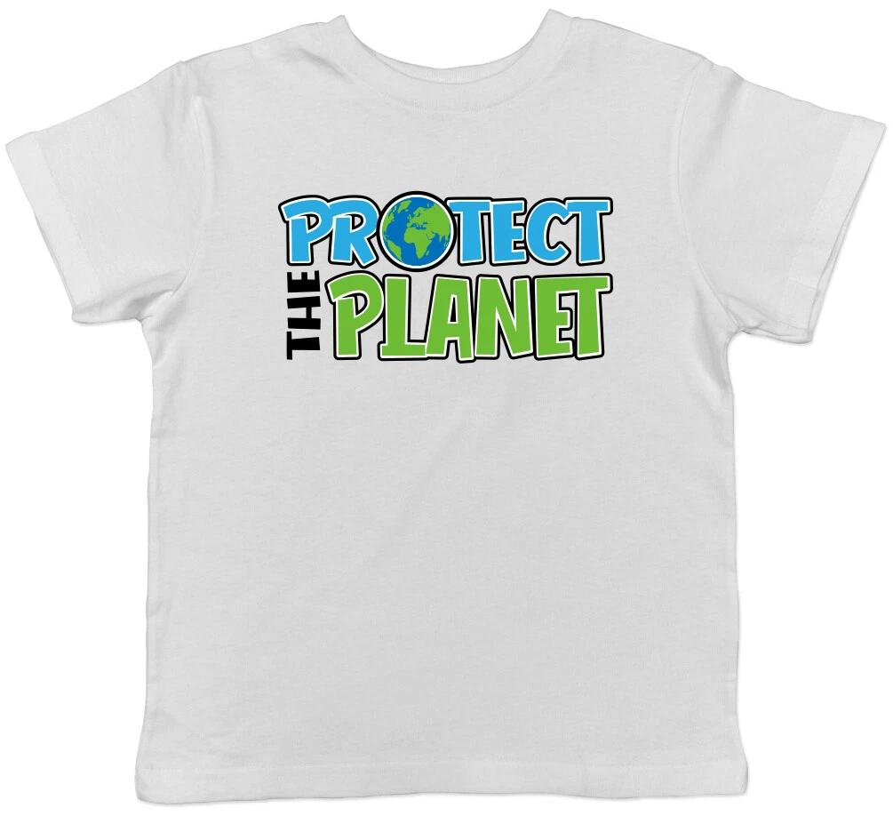 Protect the Planet Climate Change Boys Girls Kids Childrens T-Shirt 160