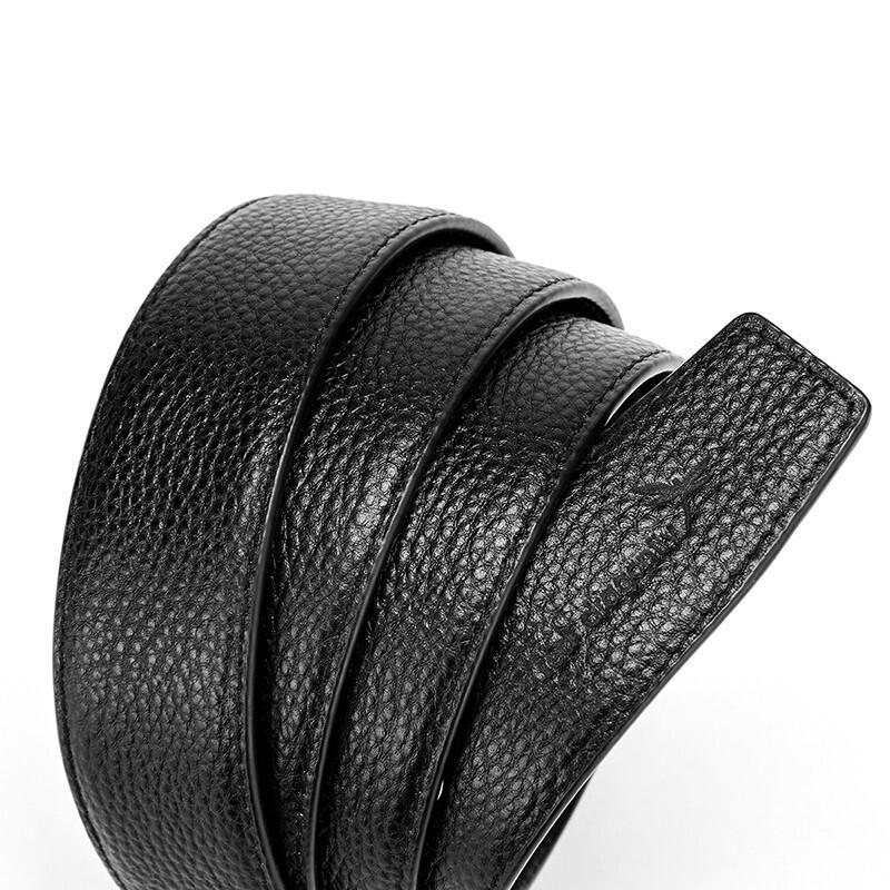 RED DRAGONFLY Men's First-Layer Cowhide Automatic Buckle Belt