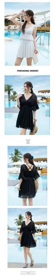 Plus Size 300 Jin Women's Swimsuit 2023: Loose, Tummy-Covering, 3-Piece Set - Slimming and Flesh-Hiding Design