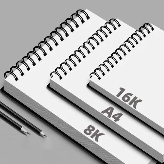 Sketchbook Vellum Paper 30 Spiral Bound Unfolds Flat Vellum Wooden Cover Soft Pages Artist Notebook