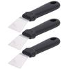 10Pcs Defrosting Shovel Efficient Cleaning Anti Slip Handle Hanging Hole Ice Scraper Deicing Tool for KitchenBlack
