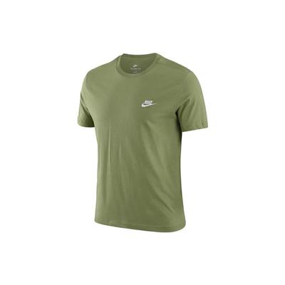 T Shirts Men's Green Crew Neck Moderate Straight Fit (Unisex) T-Shirts AR4999 334
