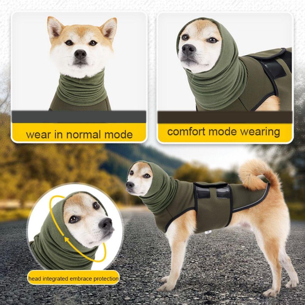 Reflective Dog Anxiety Vest Elastic Dog Soothing Clothes Dogs Calming Jacket  for Fireworks