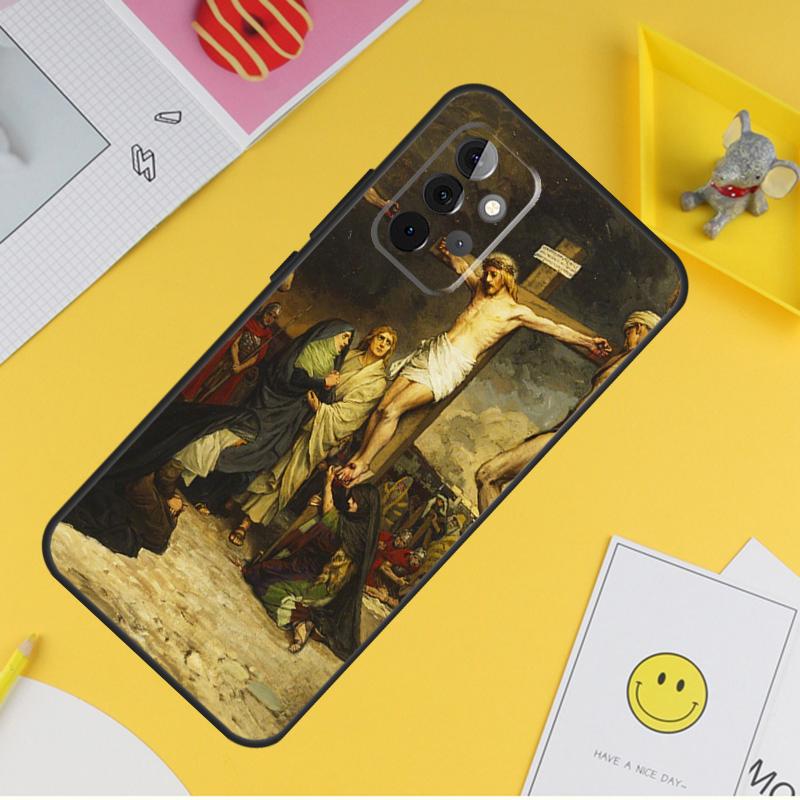 Faith Christian Religious Jesus Case For Samsung Galaxy A15 A17 A54 A34 A14 A13 A23 A33 A53 A52 A32 A12 A56 A36 A16 A35 A55