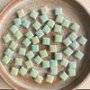 100g  Mixed Metallic Gloss Colors Ceramic Mosaic Tiles Square Craft Tiny Mosaic Tiles Bulk for Craft DIY Hobbies Art 917