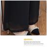 Women's 2025 Stylish Spring Suit: Gauze Sleeve Blouse & Two-Piece Set for Middle-Aged & Elderly