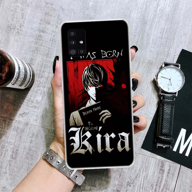 Anime Manga Death Note Ryuk Phone Case For Samsung Galaxy A12 A22 A32 A42 A52 A72 A51 A71 5G A41 A31 A21 A02S M12 M21 M31 M30S