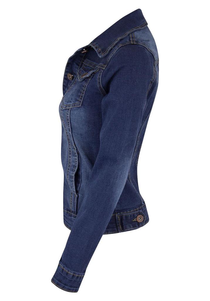 European Autumn/Winter Slim Fit Stretch Denim Motorcycle Jacket