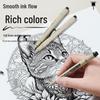 Black Fine-Liner Pen Set for Art, Hand-Painting, and Manga - Needle Tip for Detailed Line Work