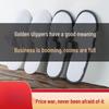 Customizable Gold-Edge Disposable Slippers for Hotels & Travel