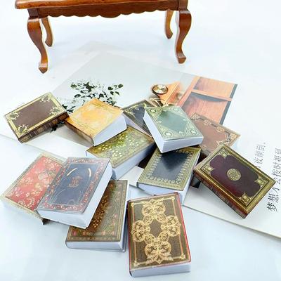 12 pièces 1:12 maison de poupée Miniature livre modèle cahier semblant jouer poupée maison décor
