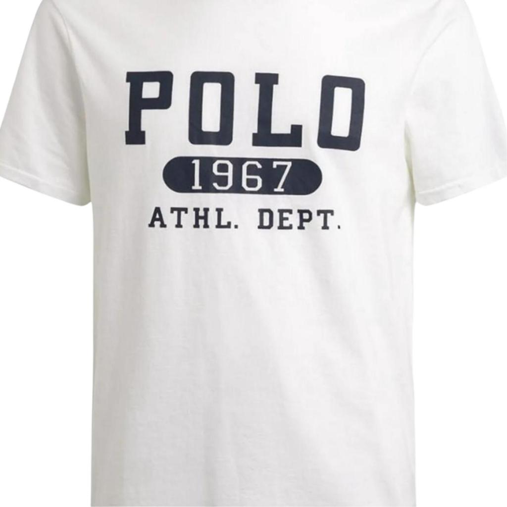 Polo Ralph Lauren Logo Print Pullover Crew Neck Short Sleeve T-Shirt Men Tops 710782133-002