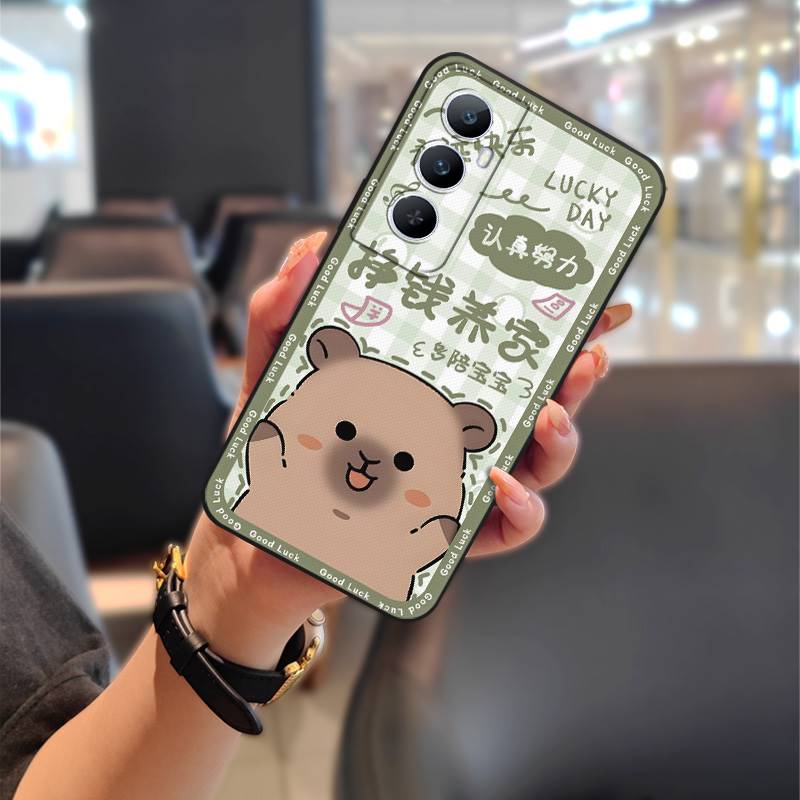 Dirt-resistant Phone Pouch Phone Case For Realme C65 Anti-dust Silicone Durable Soft case Cartoon Protective Couple Cute