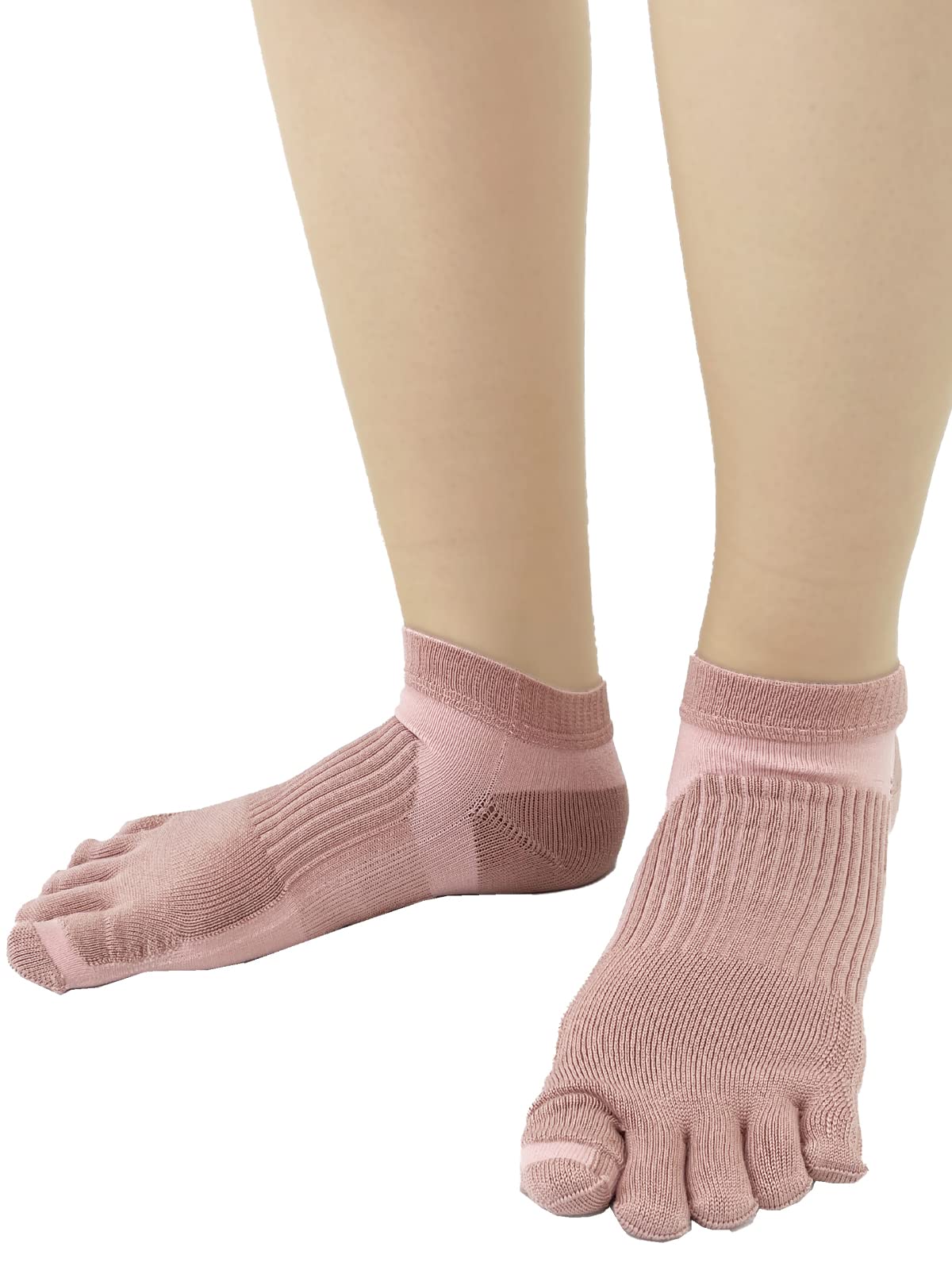 

Kaituck Family Five-Toe Socks, Short Length, Made in Japan, Women s, Support, Sizes 22.0-23.0, 23.5-24.5 (22.0-23.0, Pink)