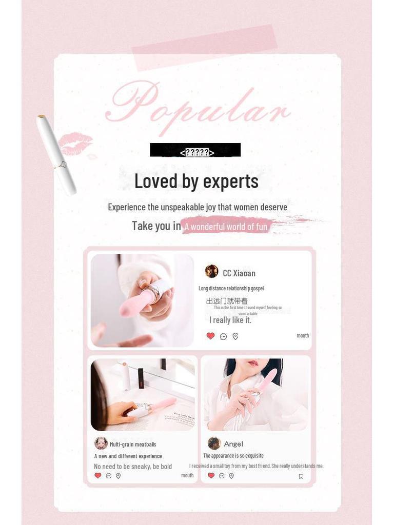 Miji Lip Glaze Vibrator: Women's Massage Stick and Handheld Masturbator Set (100 Pieces)