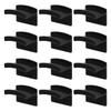 12 Pieces Hat Rack Hat Holder Organizer For Wall Hats Hanger Adhesive Hat Hooks Baseball Cap Display Rack