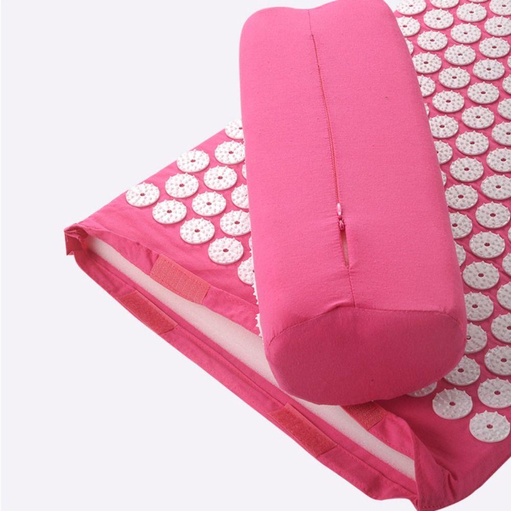 Non-Slip Acupressure Massage Mat and Pillow Pillow Set Acupressure Yoga Mat  Pilates