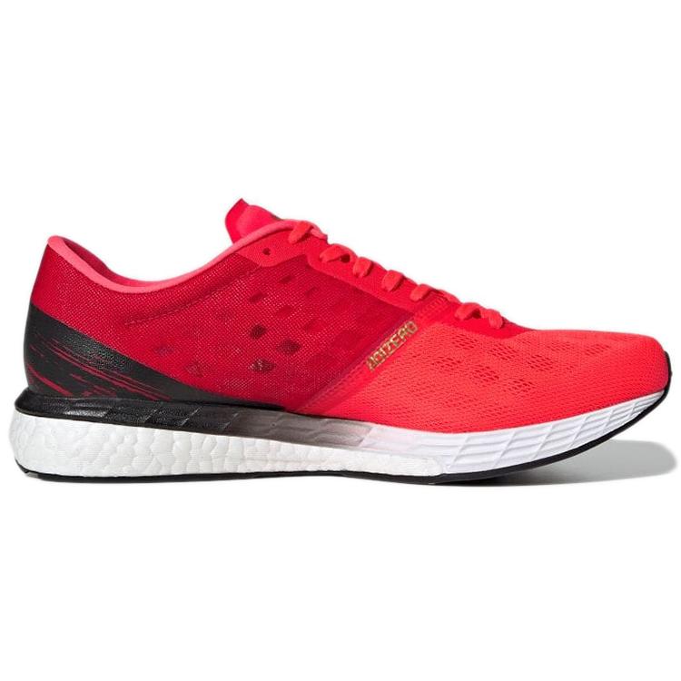 adidas Scarpe da Corsa Adizero Boston 9 Uomo Basse Rosse/Nere GY5174