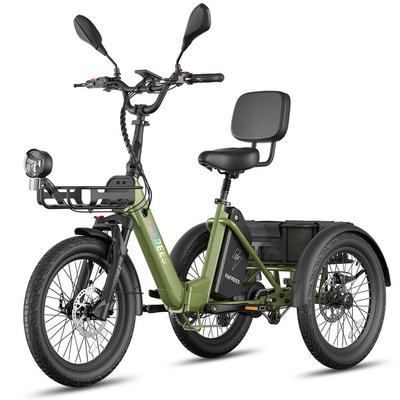 Elektrické nákladní kolo Fafrees F20 Mate 20" Pneumatiky s duší Skládací E-Bike 48V 21AH Dvojité kotoučové brzdy Maximální rychlost 25 km/h Maximální nosnost 180 kg