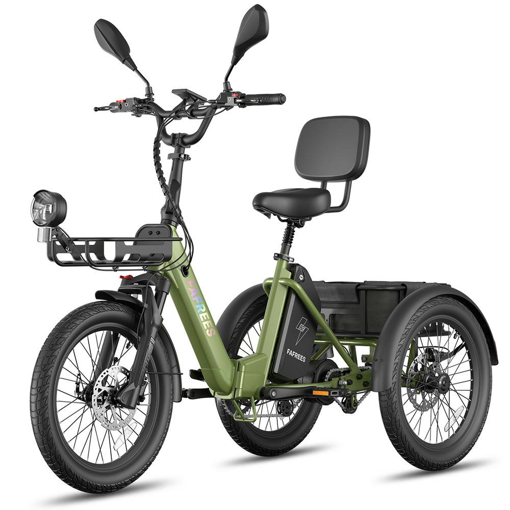 Bicicleta Eléctrica Fafrees F20 Mate Motor de 250W Frenos de Disco Doble Neumático de Aire 20"x2.5" Plegable E-Bike de Carga Pantalla LCD 48V 21Ah Carga Máxima 180Kg