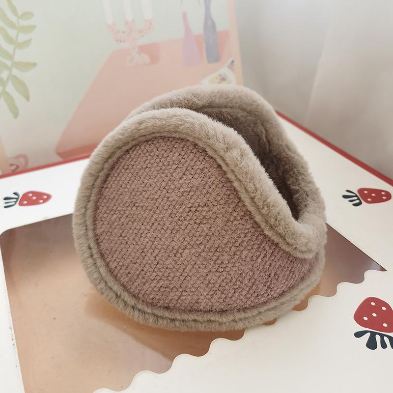 Korean Style Cute Women's Winter Earmuffs - Thick, Lined, Warm, Anti-Freeze Ear Protectors