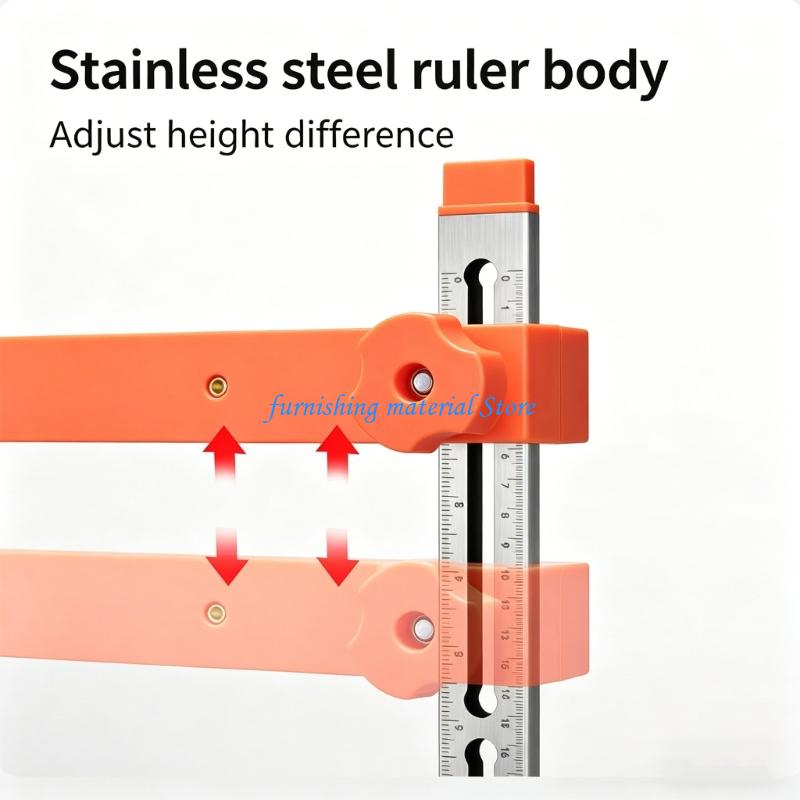Y5GD Durability Drawer Guide Alignment Tool Precisions Drawer Track Mounting Device Professional Drawer Slide Helper Tool