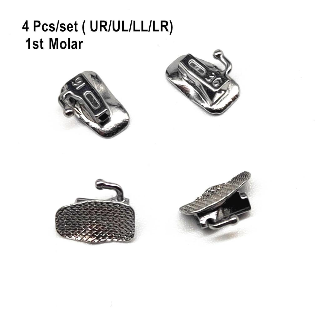 Dentale kieferorthopädische Bukkalröhrchen Single Slot Sgl Tubes MBT/ROTH 022 Non-Conv Type Mesh Base Dentist Ortho Material