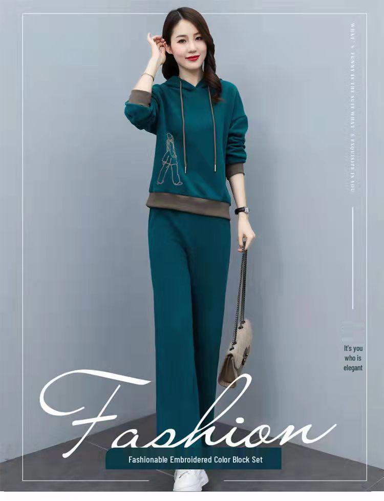 2025 Spring & Fall Loose Fit Slimming Casual Sports Suit – Fashion-Forward, Age-Defying, and Trendy