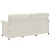 3 Seater Sofa Cream 198 X 83 X 95 Cm Velvet