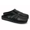 Fashion 2025 New Summer Women Mules Genuine Leather Men Shoes Cover Toe Shoes Squared Toe Low Heel Sandals Pleated Modern Slippers