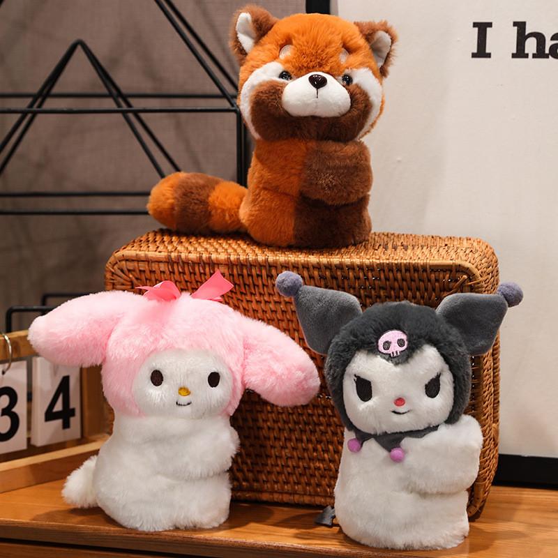 Adorable Cartoon Raccoon Fox Plush Wristband Doll For Kids Cute Gift Accessory