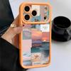 Summer Beach Scenery Collage Case For iPhone 18 Pro Max For iPhone 17 16 15 14 13 Pro Max 17E Shockproof Bumper Soft Silicone Cover
