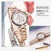 RORIOS Luminous Date Display Stainless Steel Band Analog Quartz Day Watch for White B Women's Watch, Women's Watch, Watch, Watch, Watch, Popular,