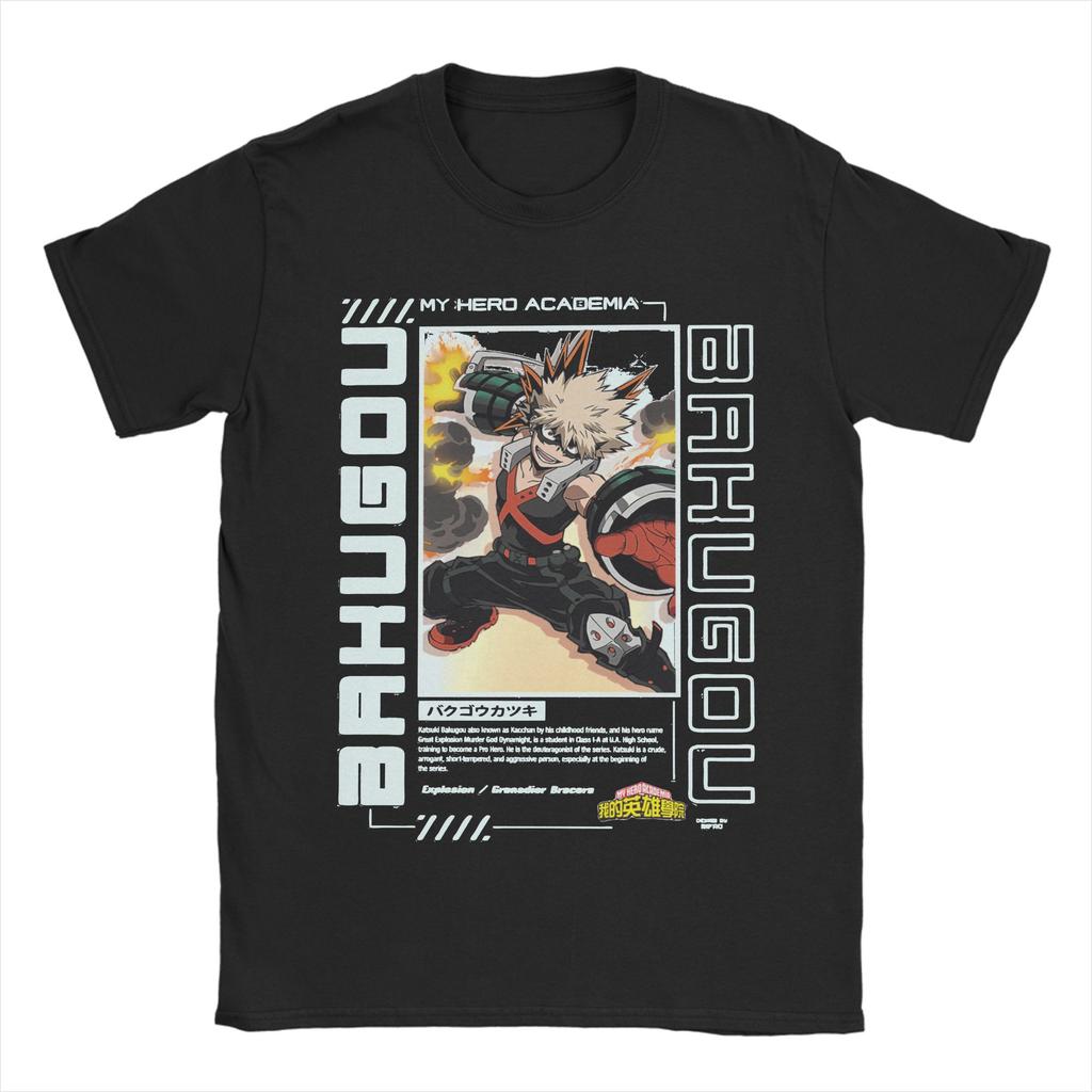 My Hero Academia Plus Ultra Gym T Shirts Men Women Pure Cotton Novelty T-Shirts Crew Neck  Tees Short Sleeve Clothes Printed