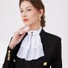 Perfect Match Women Double Layer Shirt Fake Collar Ties Ladies Female Detachable Neckwear For Fake Collar Sweater Dress Clothing Decor