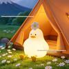Silicone Panda Night Light: Baby Bedroom Lamp, Eye-Friendly & Rechargeable for Night Feeding