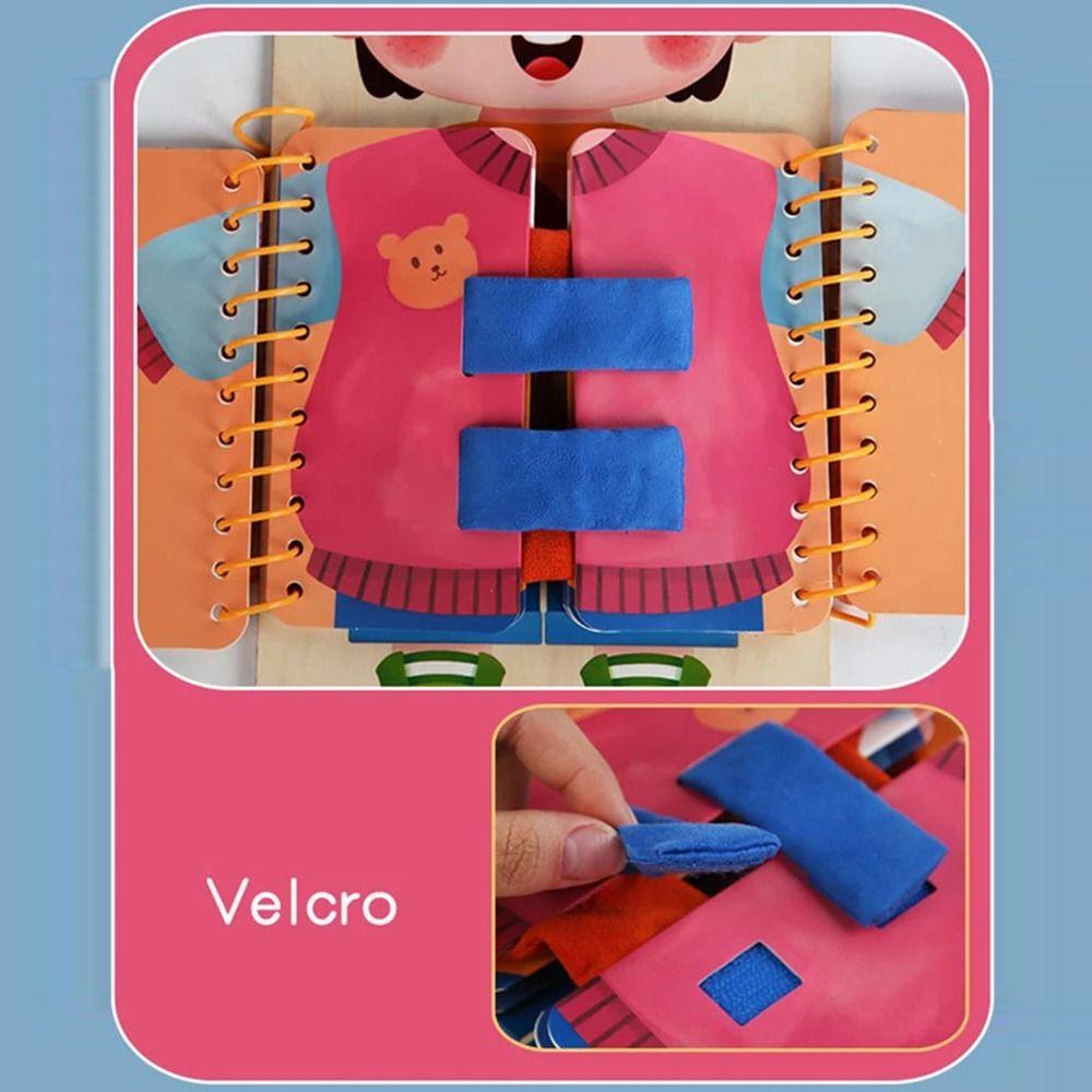 Expanding Brain Thinking Baby Busy Board Learn Dress 3D Activity Books  Basic Life Skills