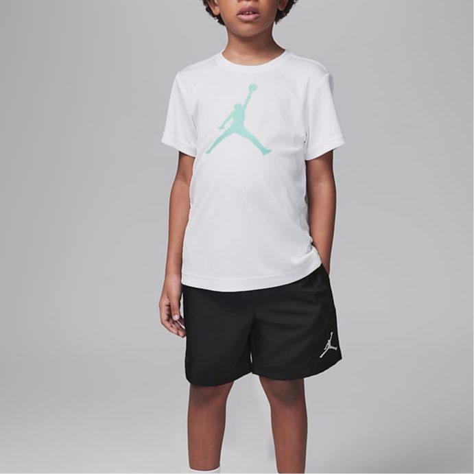 Jordan Dri FIT T Shirt White Kids' HA2892-102