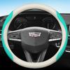 Leather Car Steering Wheel Cover for Cadillac SLS CT6 Escalade XT5 ATS CTS SRX XT4 XT6 Lyriq Optiq Accessories
