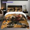Future Warrior Alita Battle Angel Bedding (1 * duvet cover + 2 * pillowcase, without core) 2D Flat Soft and comfortable Christmas birthday gift