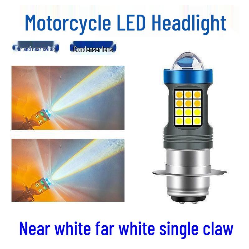 Universelle LED-Motorrad-Scheinwerferlampe, Super Hell 12V-80V, Fernlicht/Abblendlicht, Zweipolig/Dreipolig H4 Modifikation