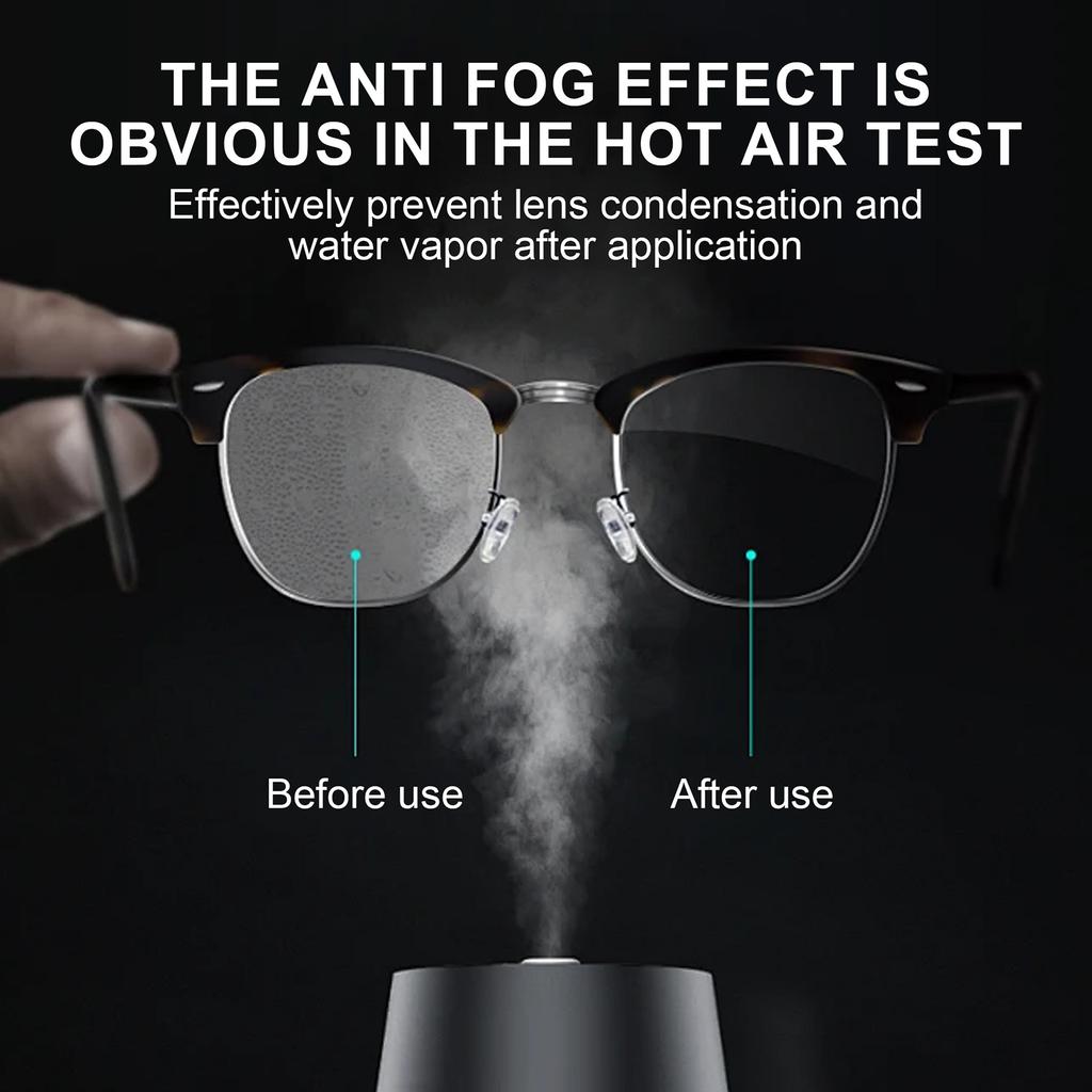 Anti Fog Pen Eyeglass Anti Fog Brush Pen for Glasses Automobile Rearview Mirror Clear Vision in All Weather Condition