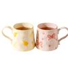 Cream style ceramic underglaze color ceramic mug