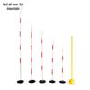 PVC Red & White Sports Training Obstacle Pole Set