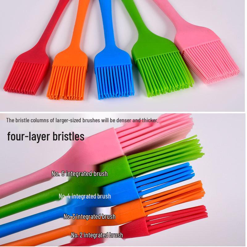 All-In-One Semi-Transparent Silicone BBQ & Baking Brush Tool