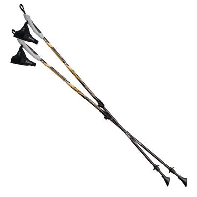 Naito Nordic-Walking-Stöcke, hergestellt in Japan, Zwei-Stöcke, 16 Hebel, S-Typ, 2er-Set, Teleskop-Stöcke, kompatibel mit Körpergröße ca. (Nachthandwerk)