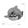 Pull String Shark Bite Keychain Cute Interactive Toy Lightweight Backpack Pendant for Student Daily Carry